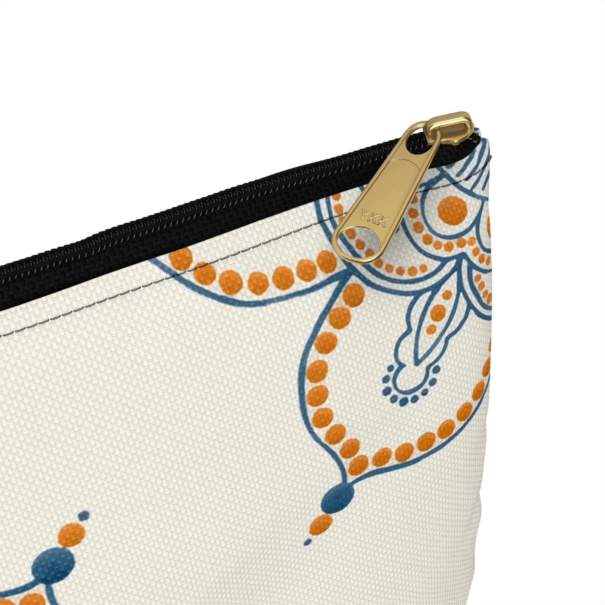 Orange Mandala by Erin Witters - Carry-All Pouch Large Close-Up.png