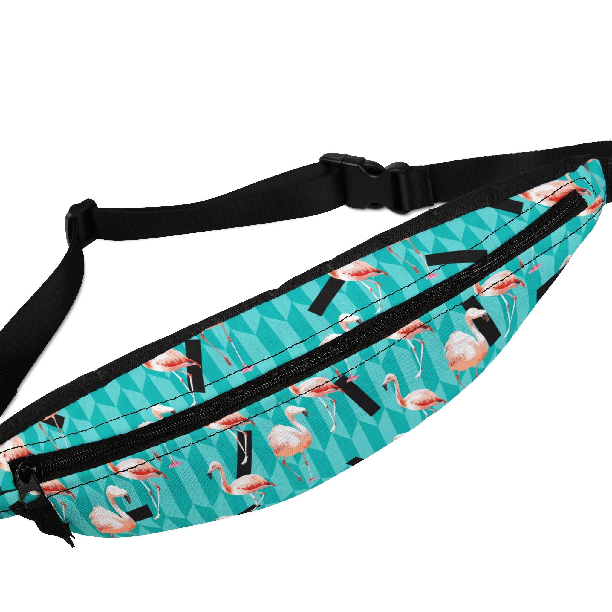 Taffy Flamingos - Fanny Pack Top.png