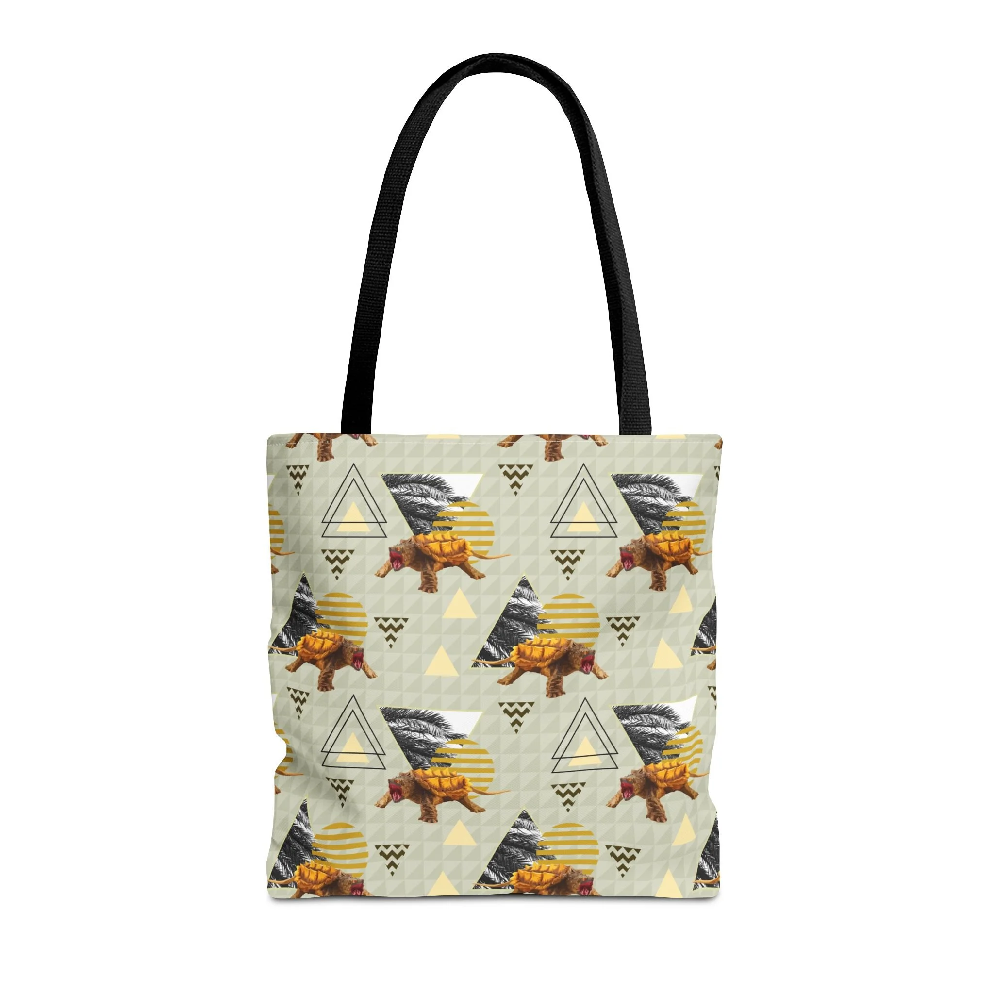 City Tote Bag - Nappa Leather - Topo Turtles - Pink Tide