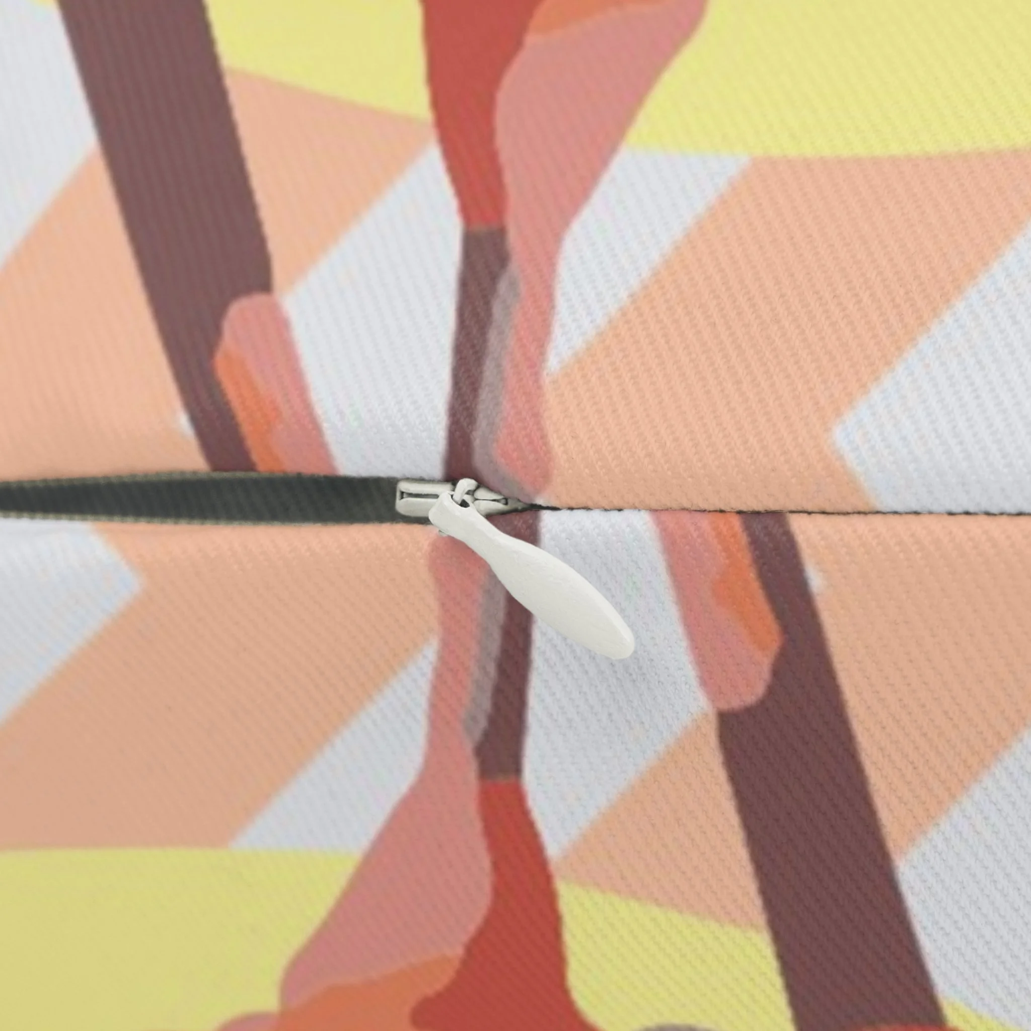 Zig Zag Flamingo - Lumbar Pillow Close-Up.png