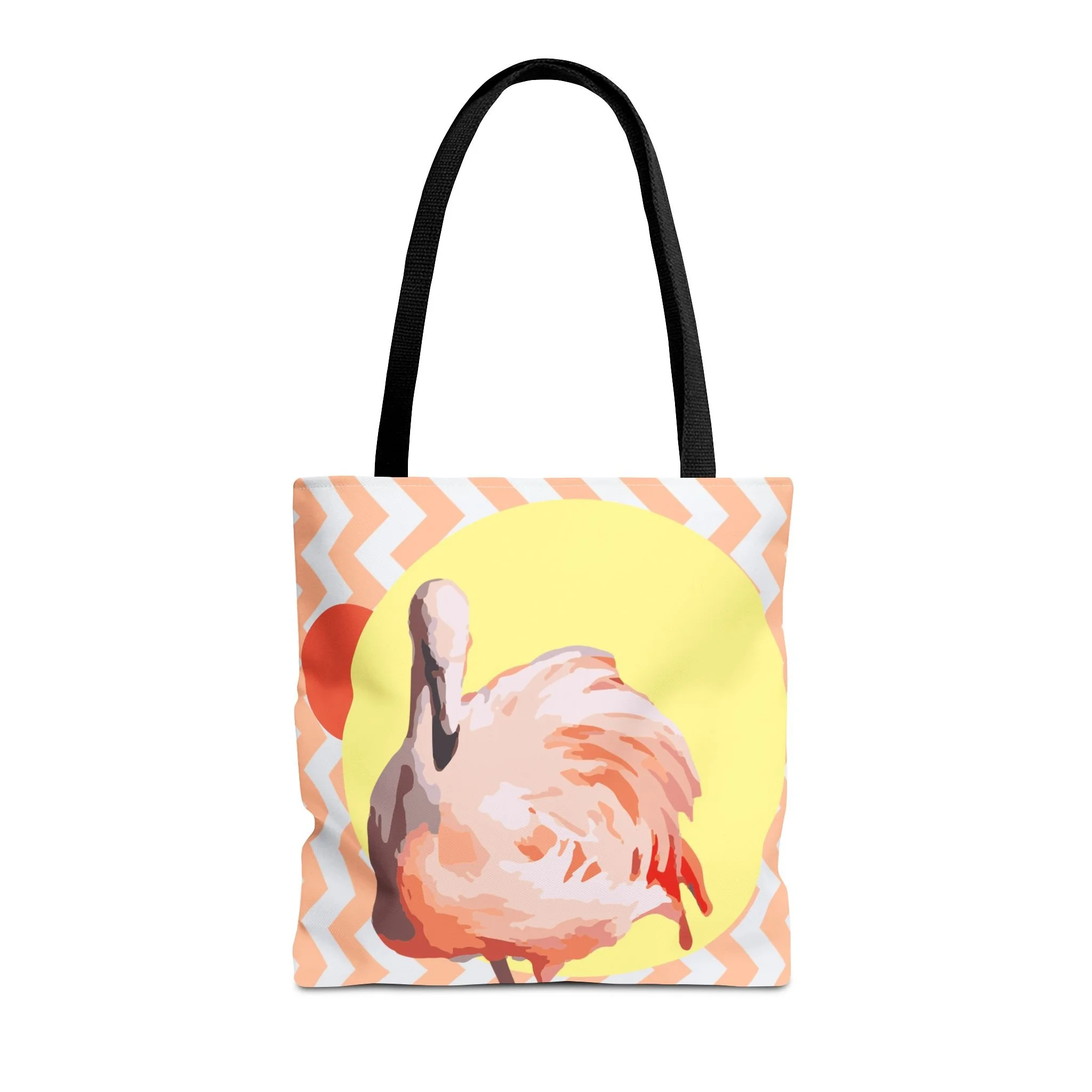 Zig Zag Flamingo - Tote Bag