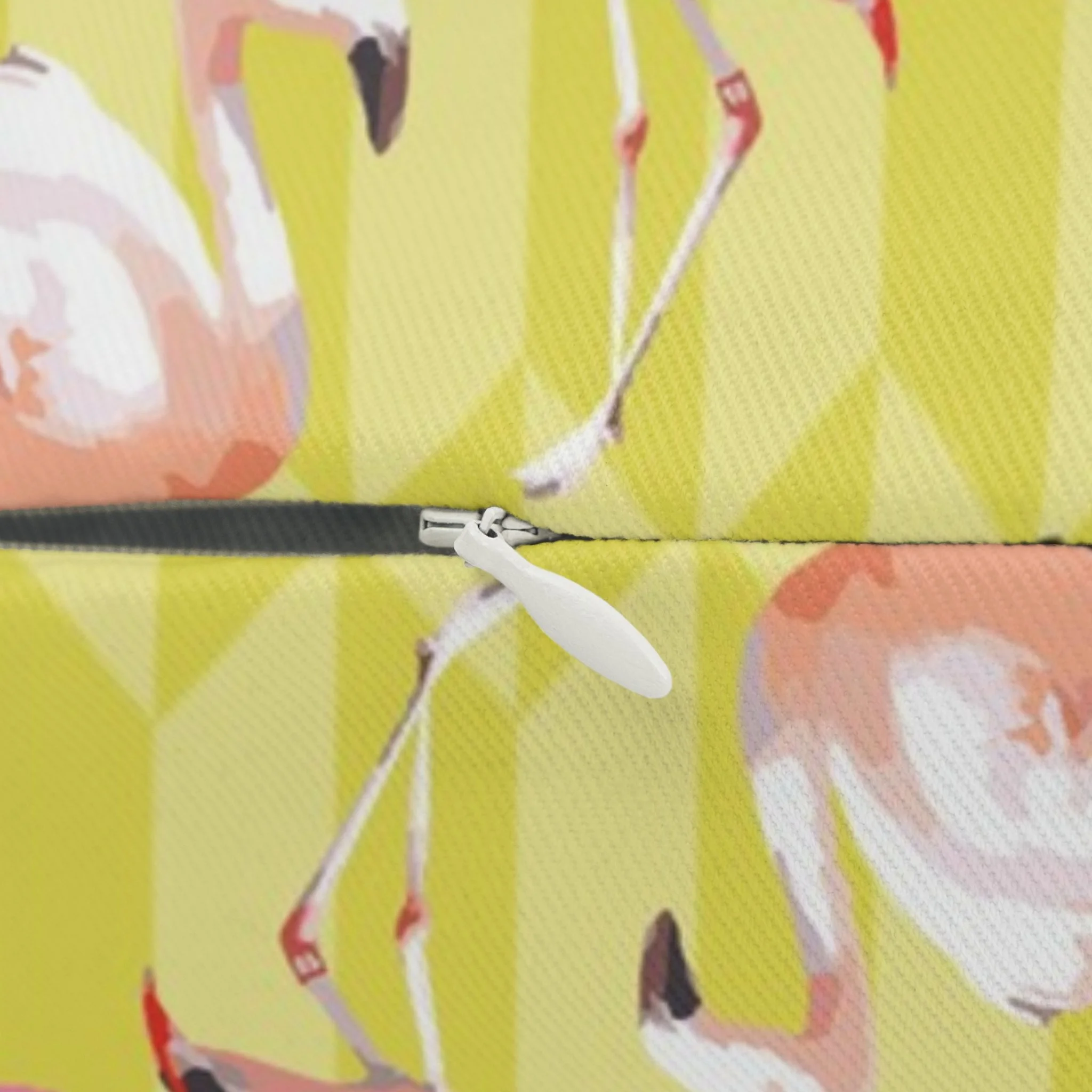 Lemon Flamingos - Lumbar Pillow Close-Up.png
