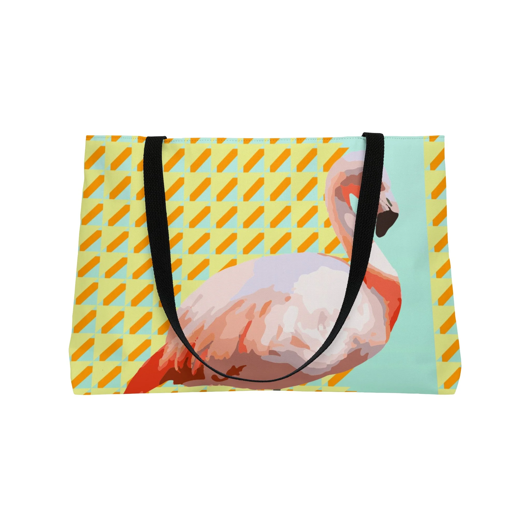 Breeze Flamingo - Weekender Bag Front Open.png