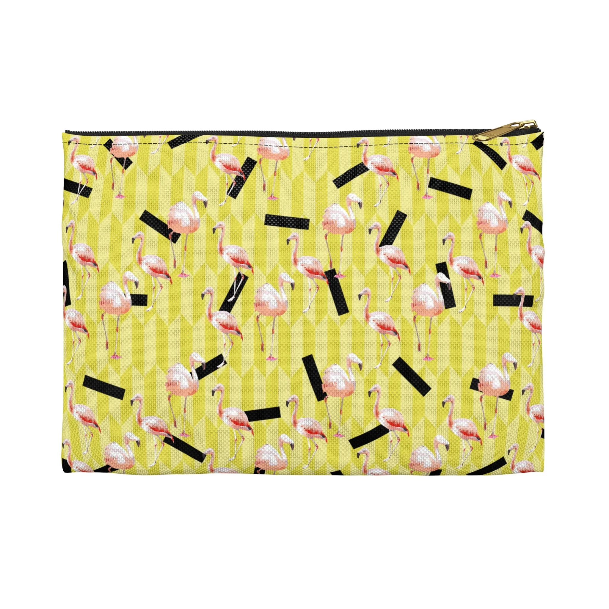 Lemon Flamingos - Carry-All Pouch