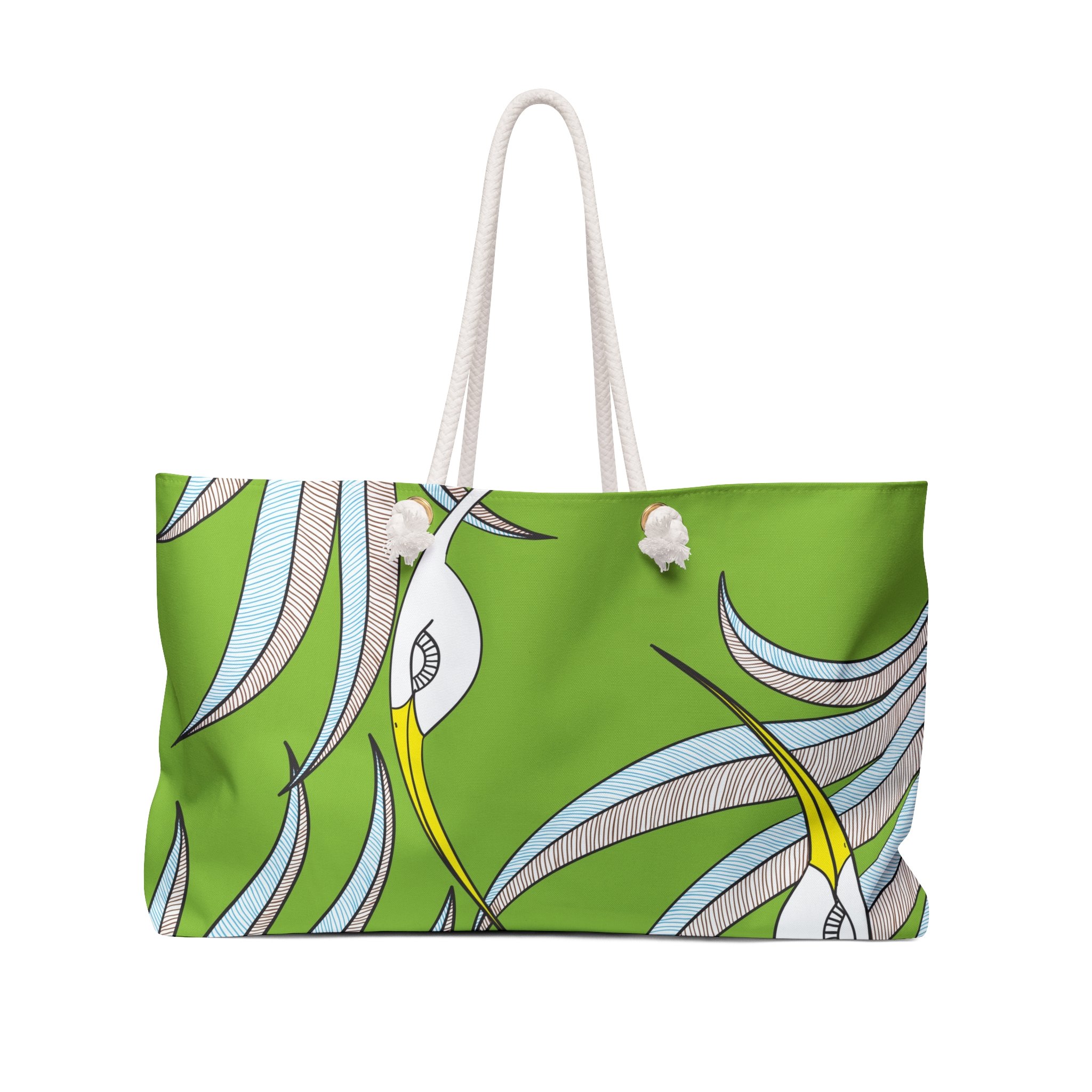 Green Phoenix by Elisabeth Maurland - Weekender Tote
