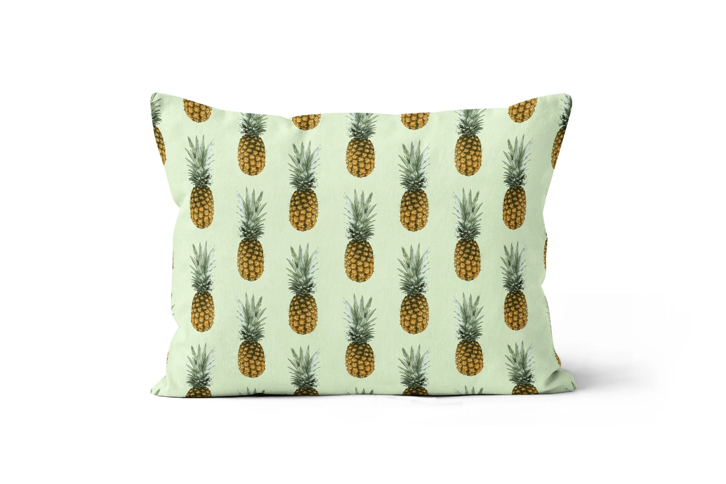 Pineapples (on Mint Green) - Boudoir Pillow
