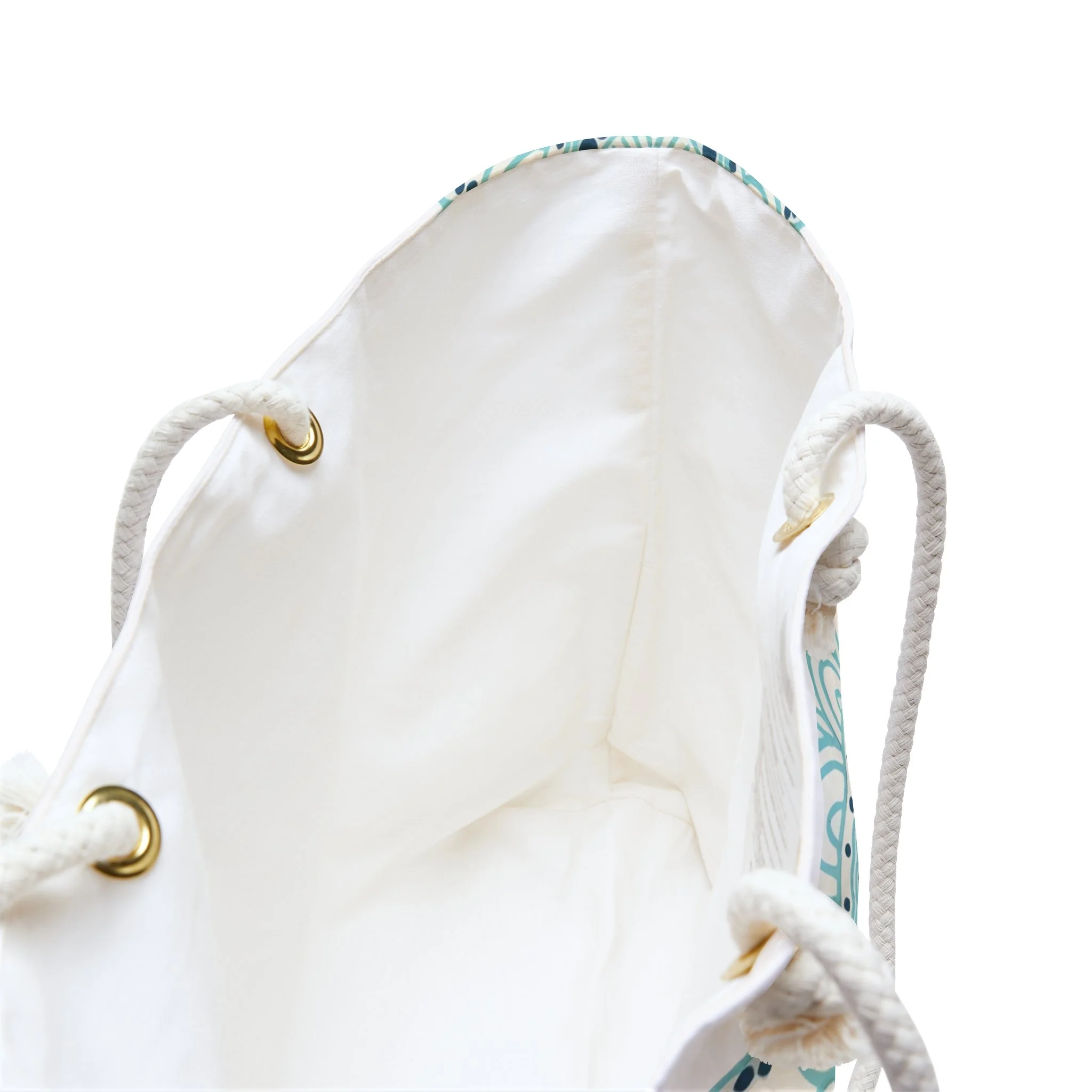 Blue Mandala by Erin Witters - Weekender Rope Tote Inside.png