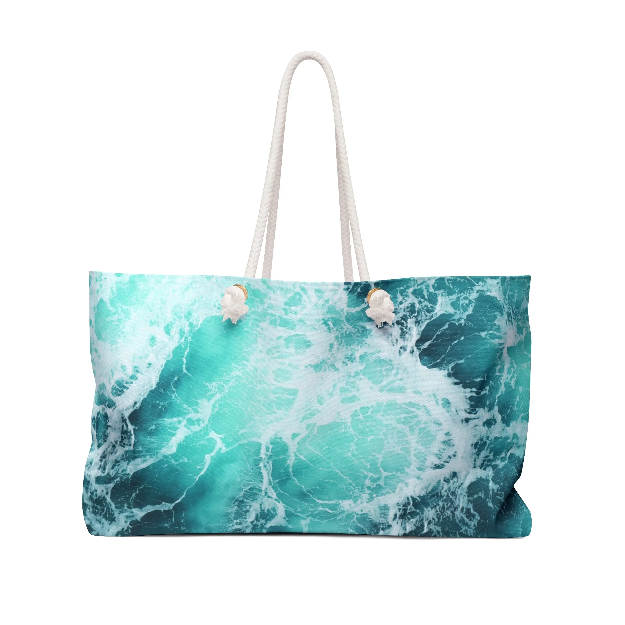 Salt Water Surf - Weekender Rope Handle Bag Front.png