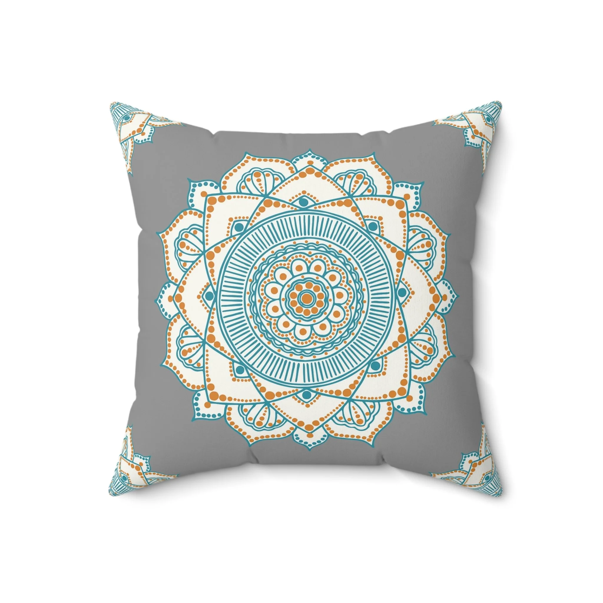 Stone Mandala by Erin Witters - Throw Pillow Front.png