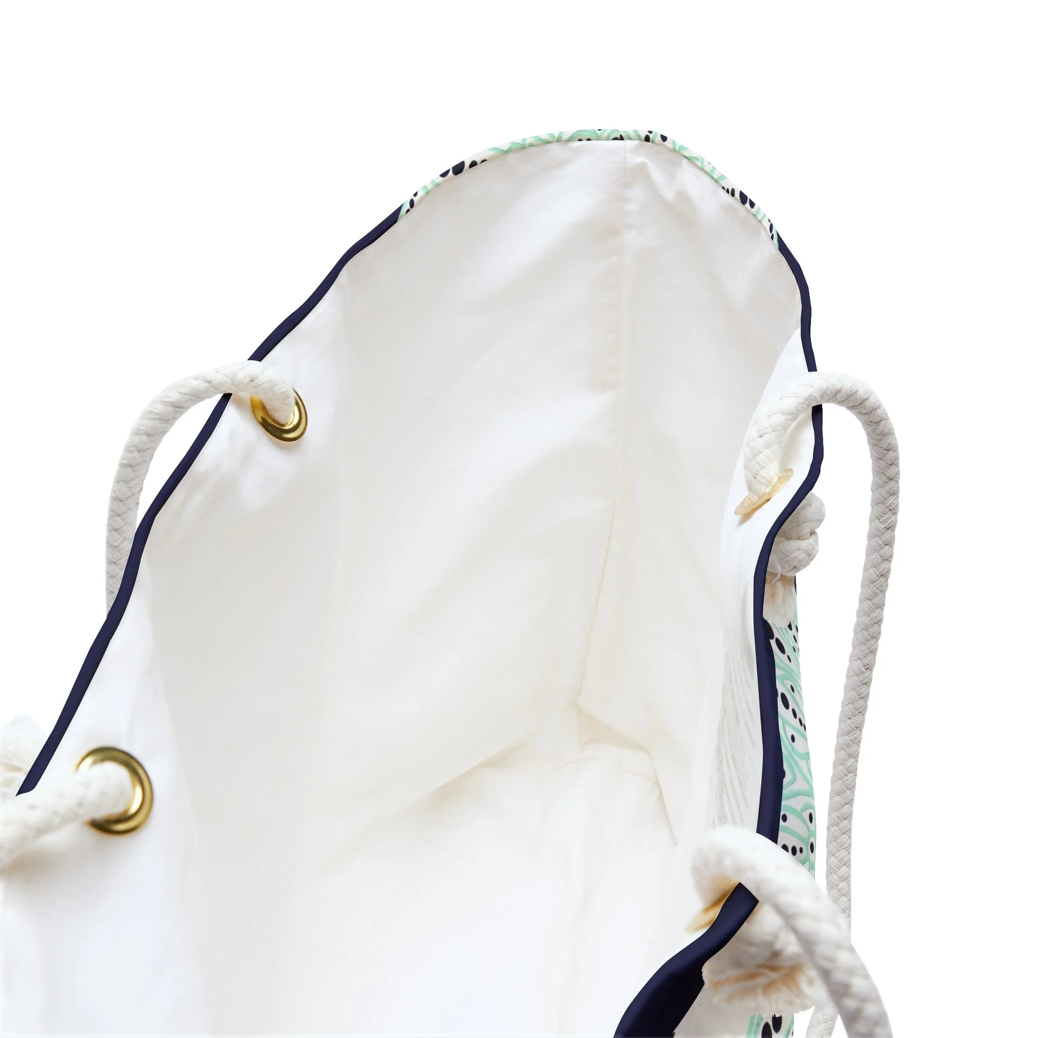 Seafoam Mandala by Erin Witters - Weekender Rope Tote Inside.png