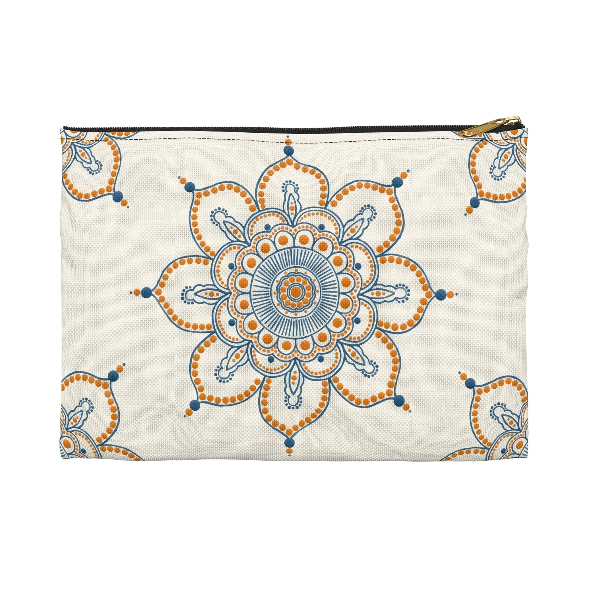 Orange Mandala by Erin Witters - Carry-All Pouch