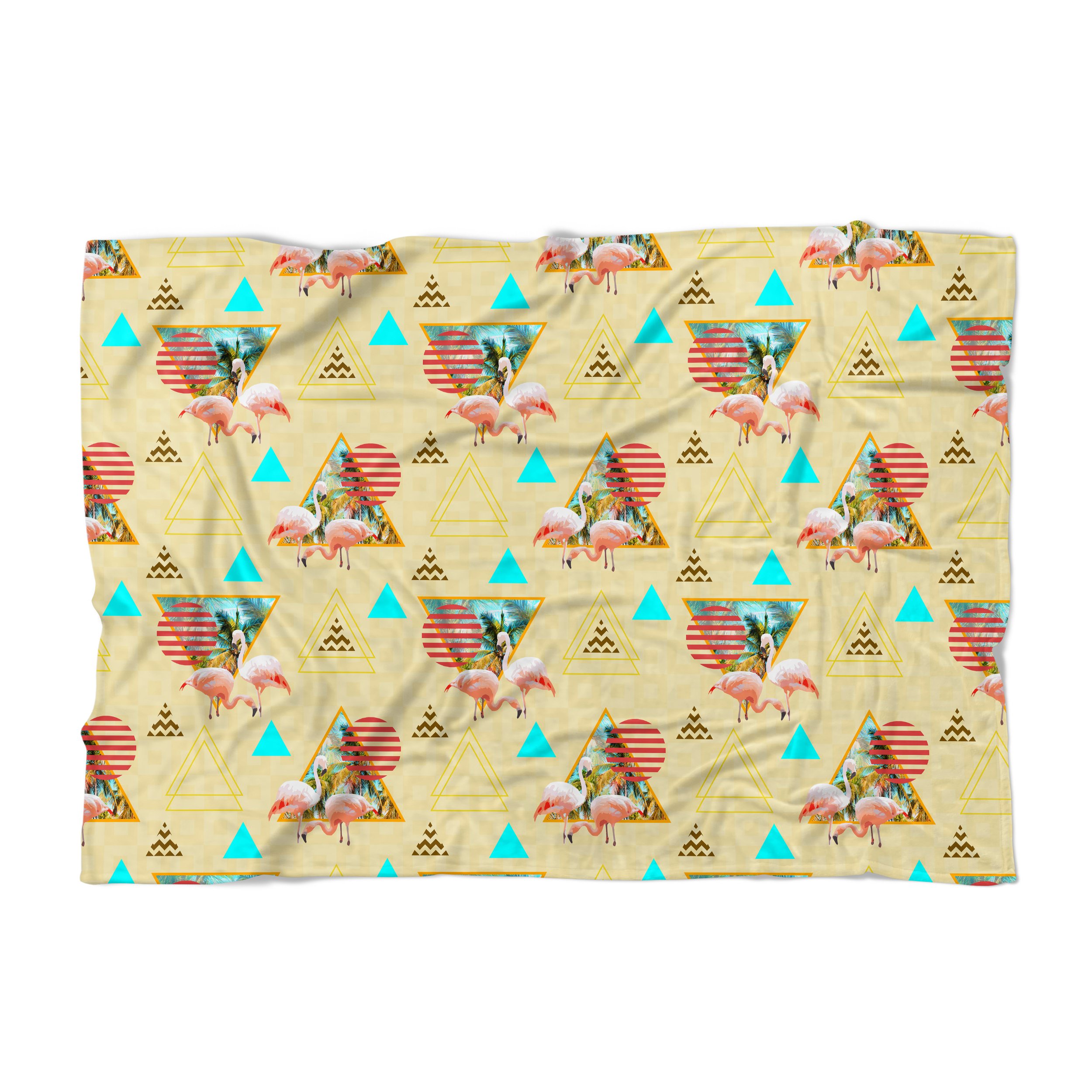 Loving Flamingos - Fleece Blanket.jpg