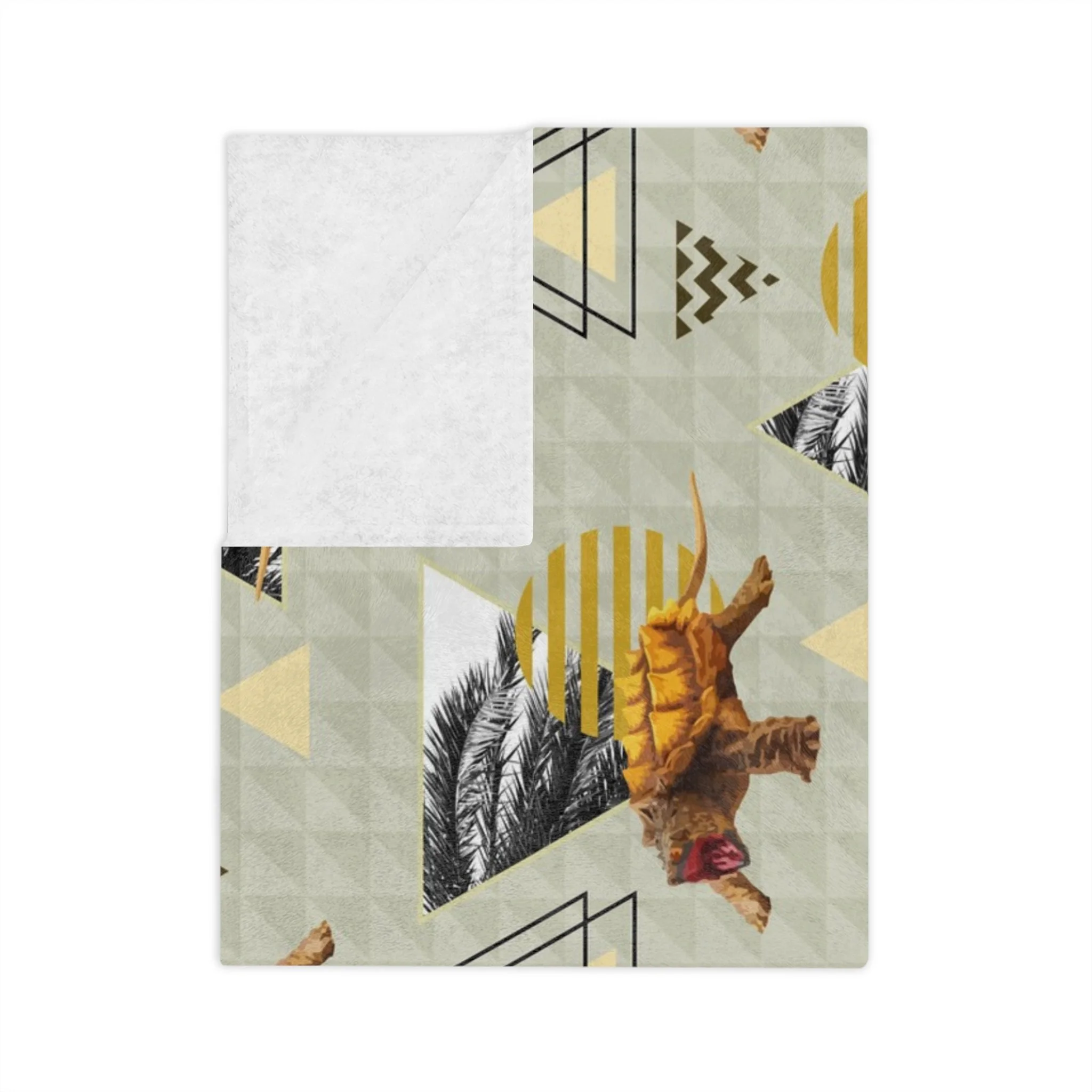Golden Snapping Turtles - Fleece Blanket Folded.png