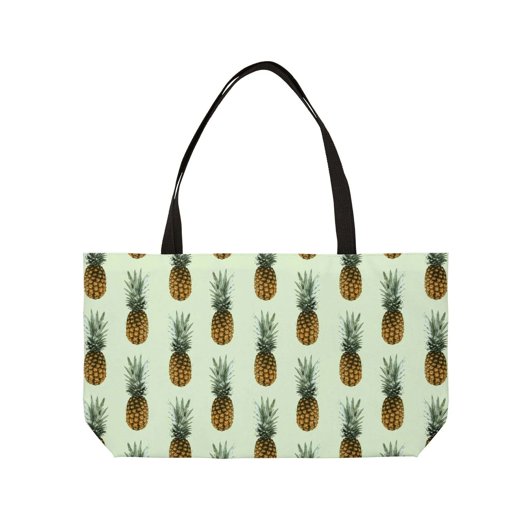 Pineapples (on Mint Green) - Weekender Tote