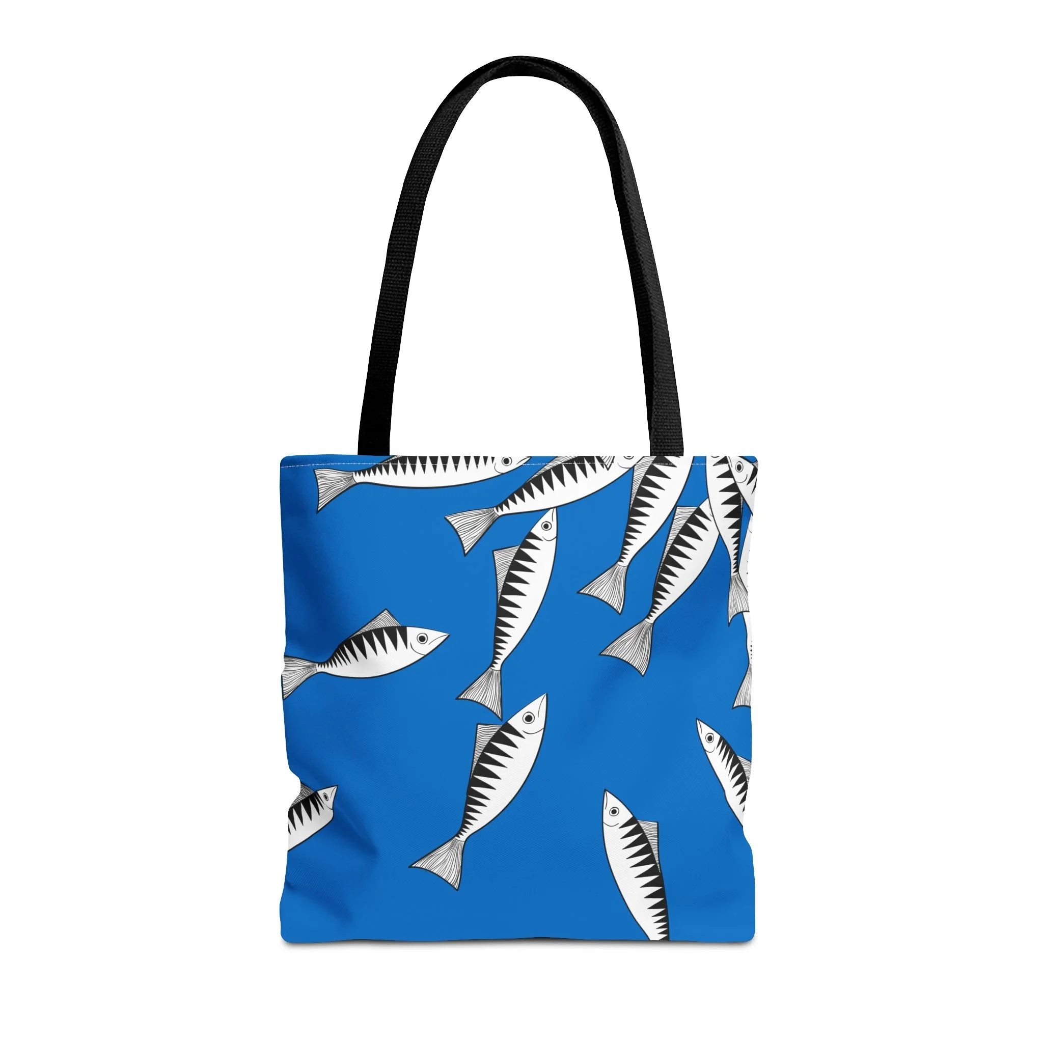 Crowding Mackerel by Elisabeth Maurland - 16x16 Tote Bag Front.png