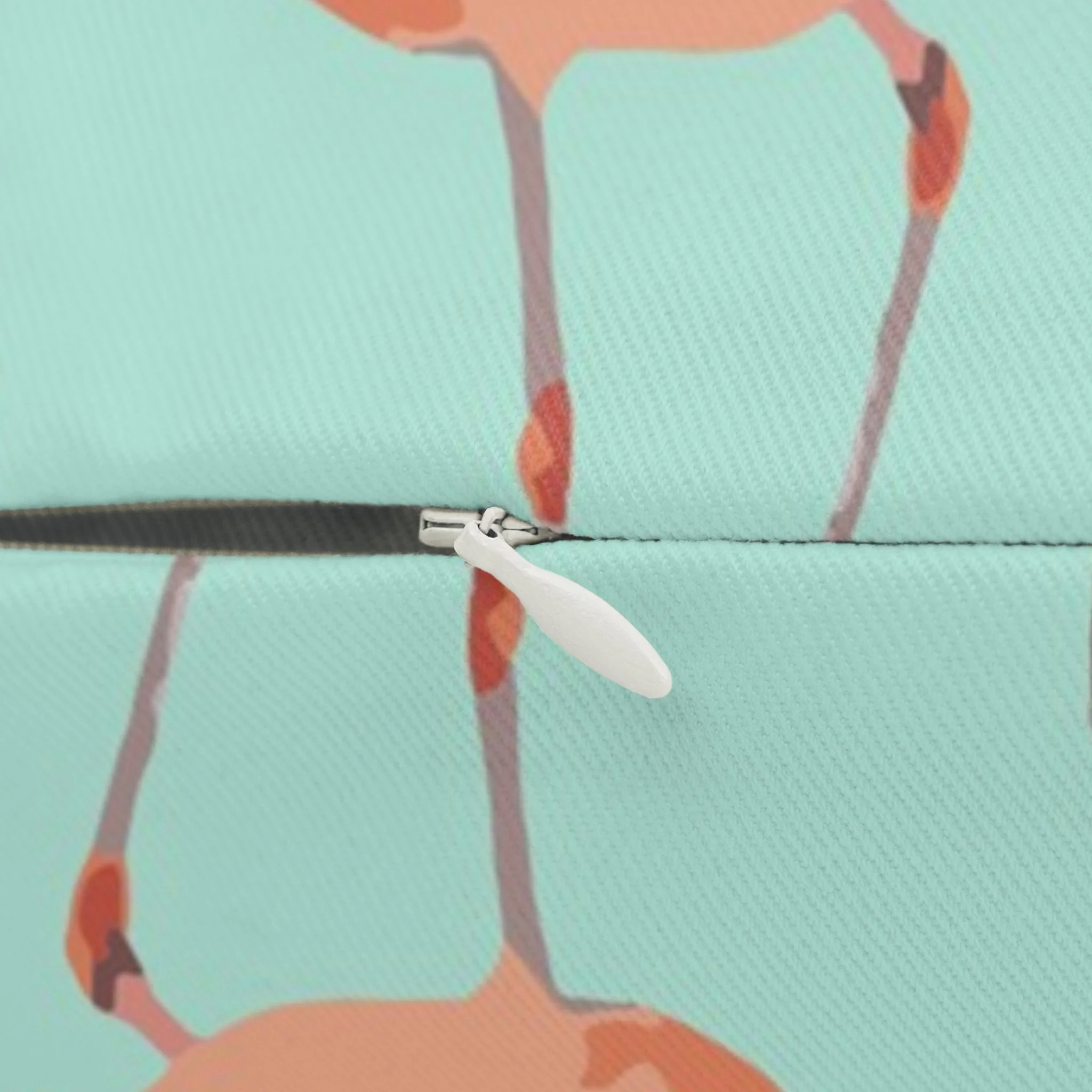 Walking Flamingos (Sea Foam) - Lumbar Pillow Close-Up.png