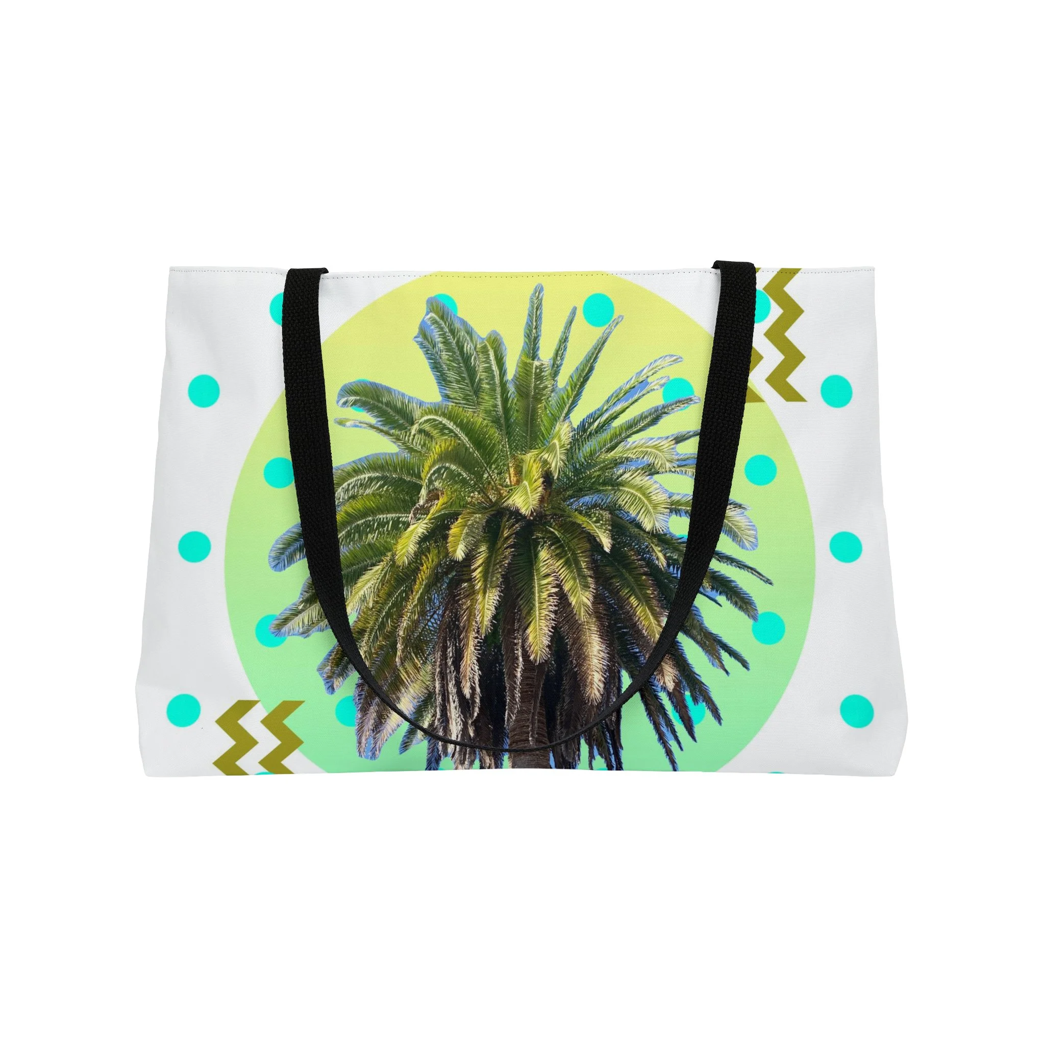 Striped Palm v9 - Weekender Bag Front Open.png