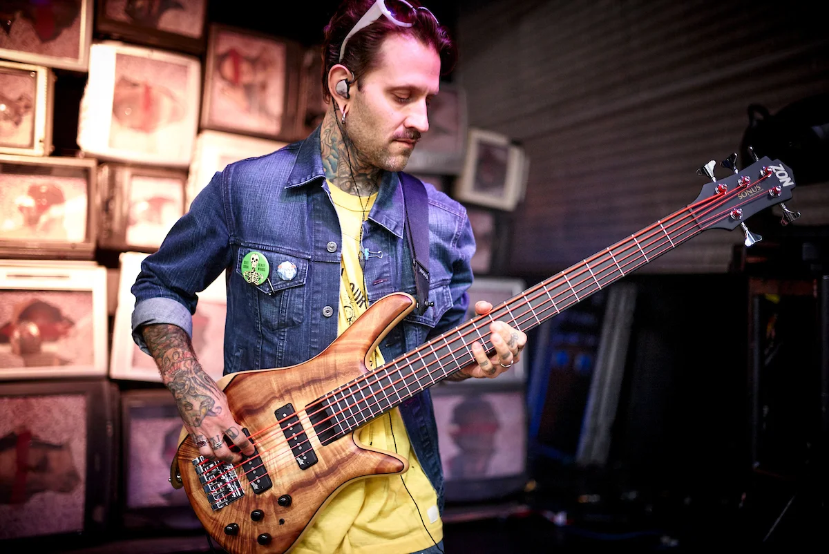Photographing Jeph Howard of The Used