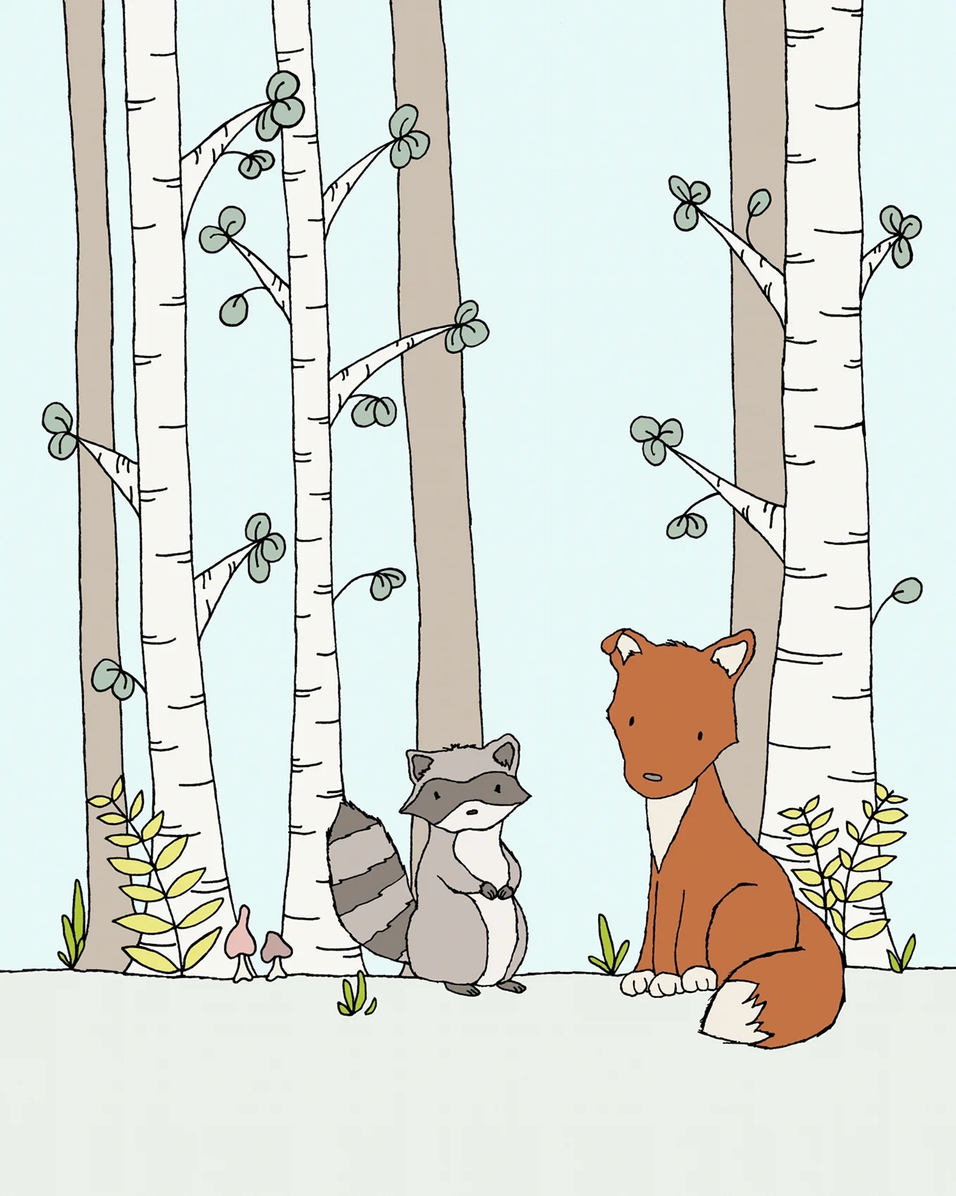 FoxRaccoonFriends8x10MainShot.jpg