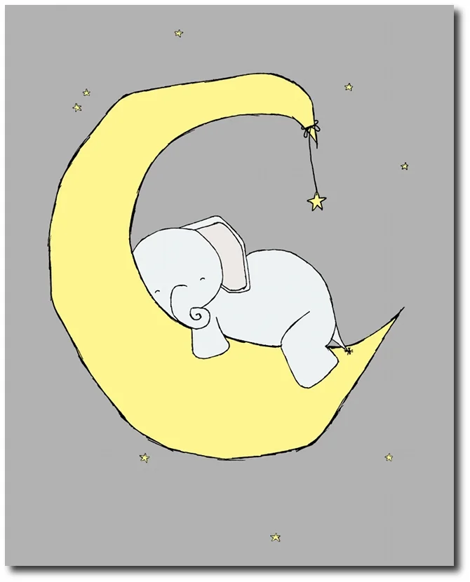 053setGrayYellowElephantMoon8x10PrintVersion.jpg