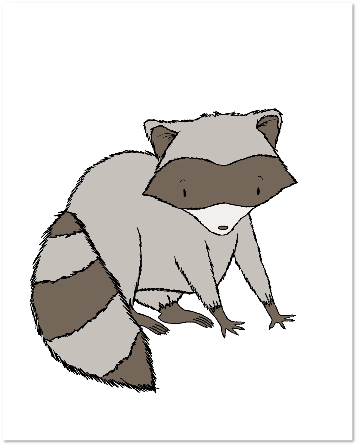Woodland Nursery Art, Brave Little Animals