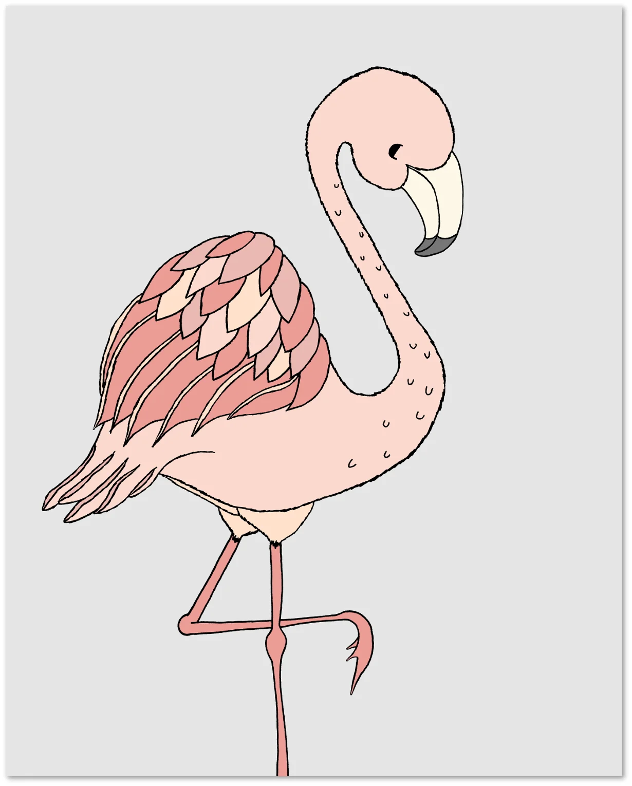 Nursery Art - Flamingo