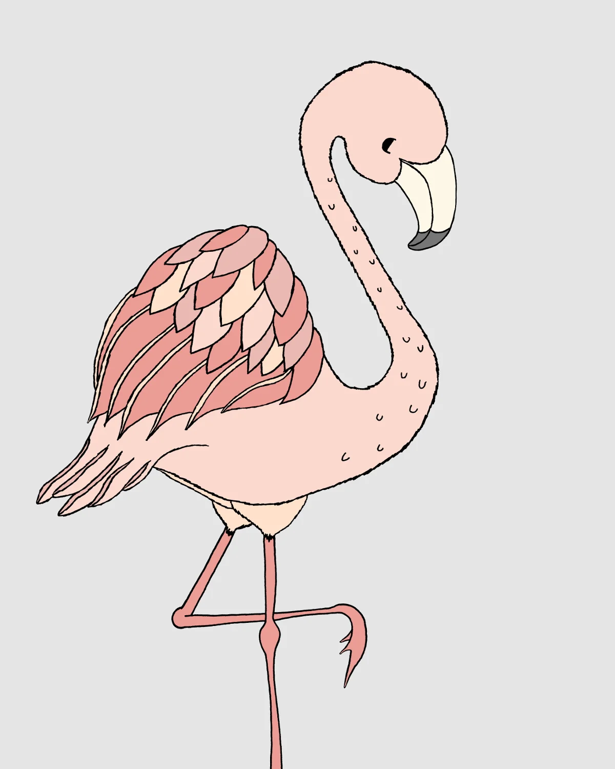 Nursery Art - Flamingo