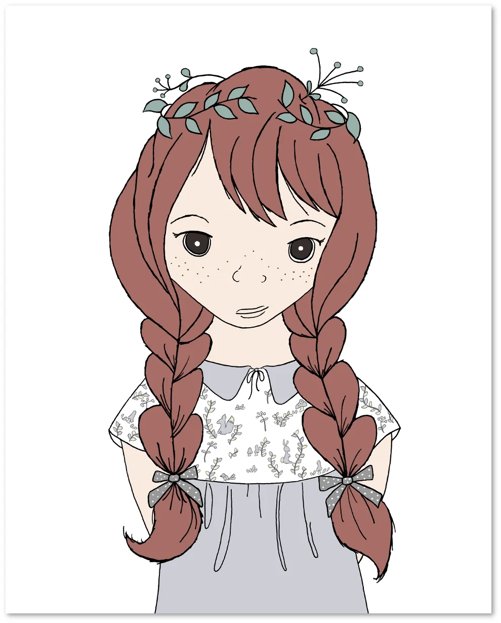 Girl Nursery Art - Girl Wild & Free