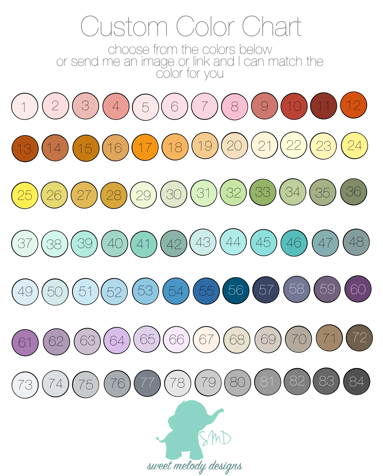 customize your colors!