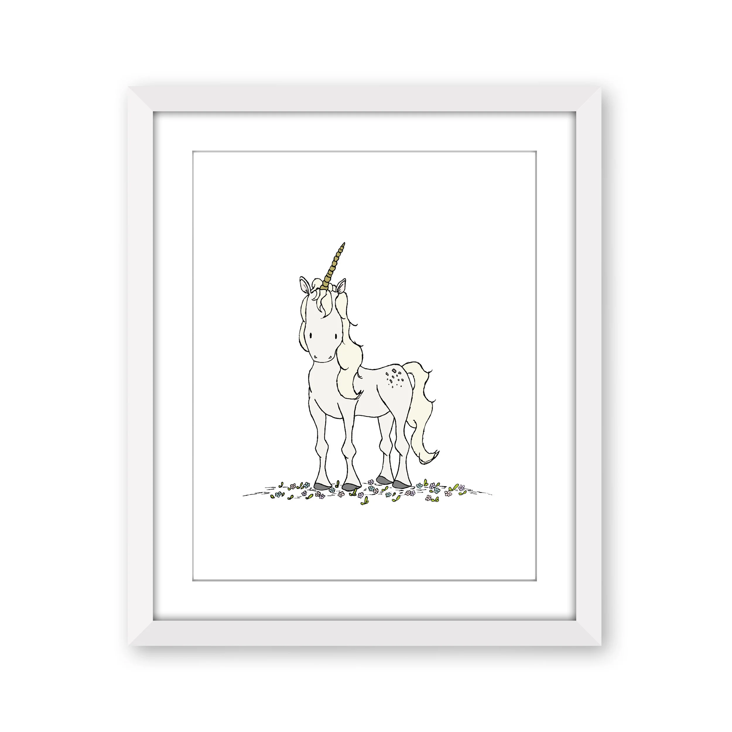 Unicorn Nursery Art - A Wild Unicorn - by Sweet Melody Designs