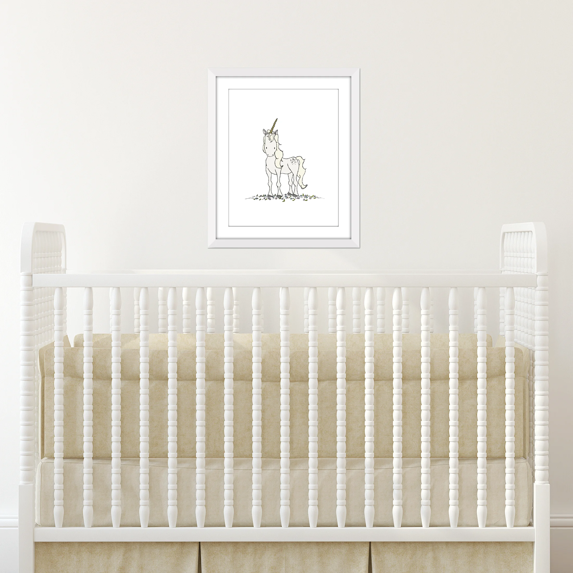 Unicorn Nursery Art - A Wild Unicorn - by Sweet Melody Designs