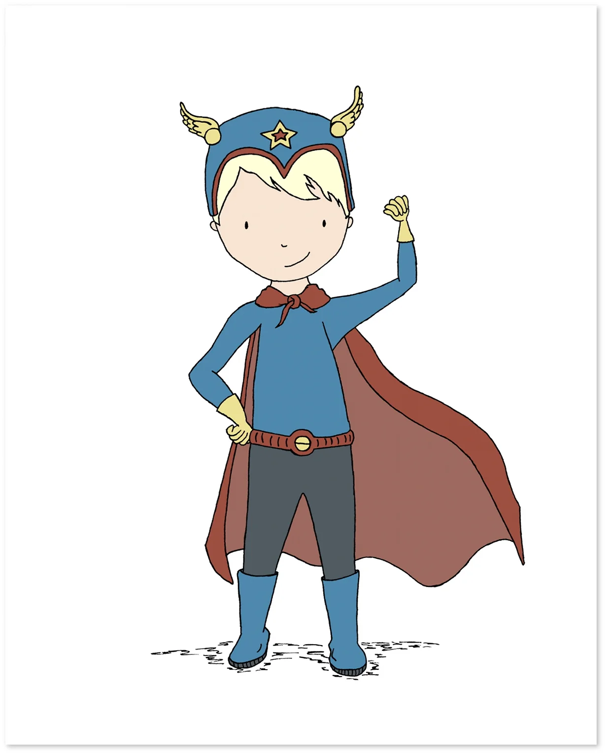 Boy Nursery Art - Ready To Save The Day - Superhero Nursery Art - By Sweet Melody Designs