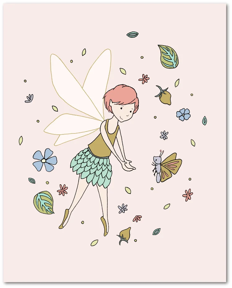 SET OF 3 - Fairies and Friends - Fairy Art - by Sweet Melody Designs