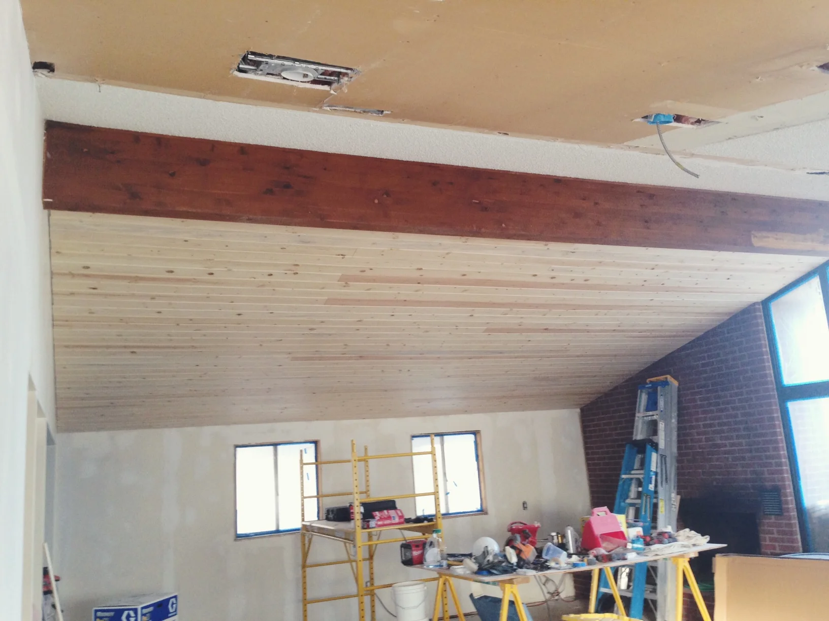 ceiling half done.JPG