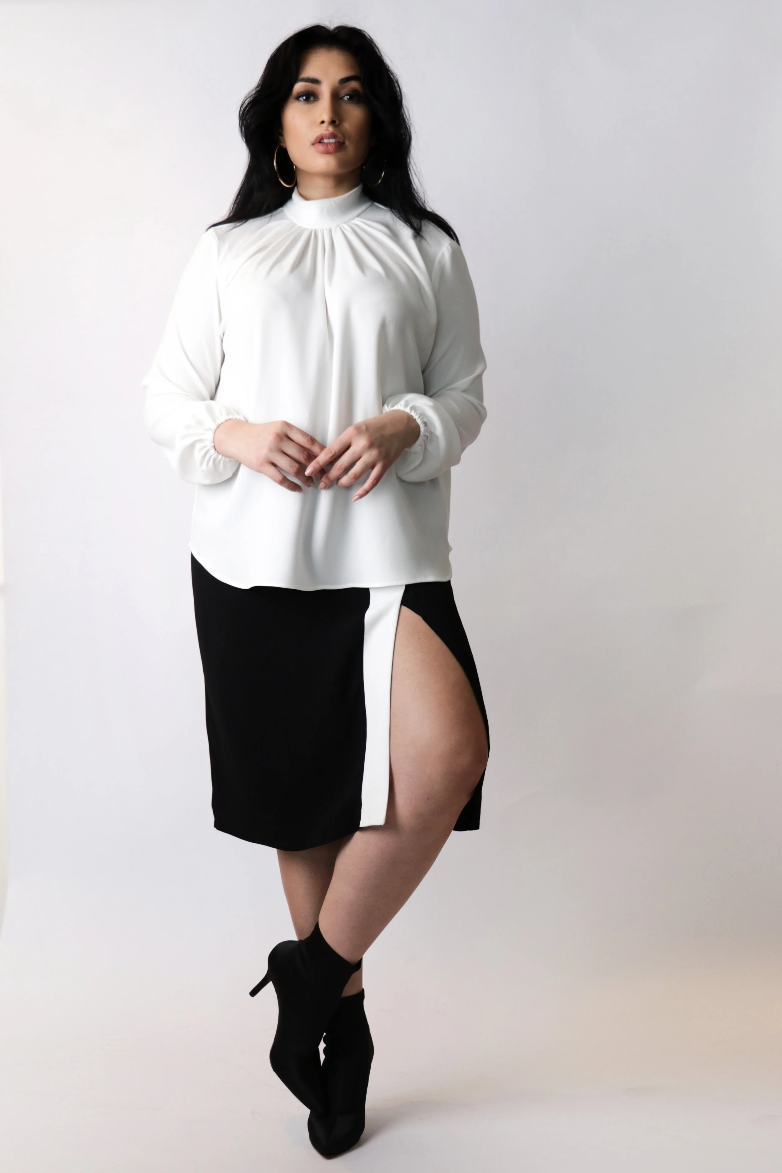 Milan Split Front Skirt