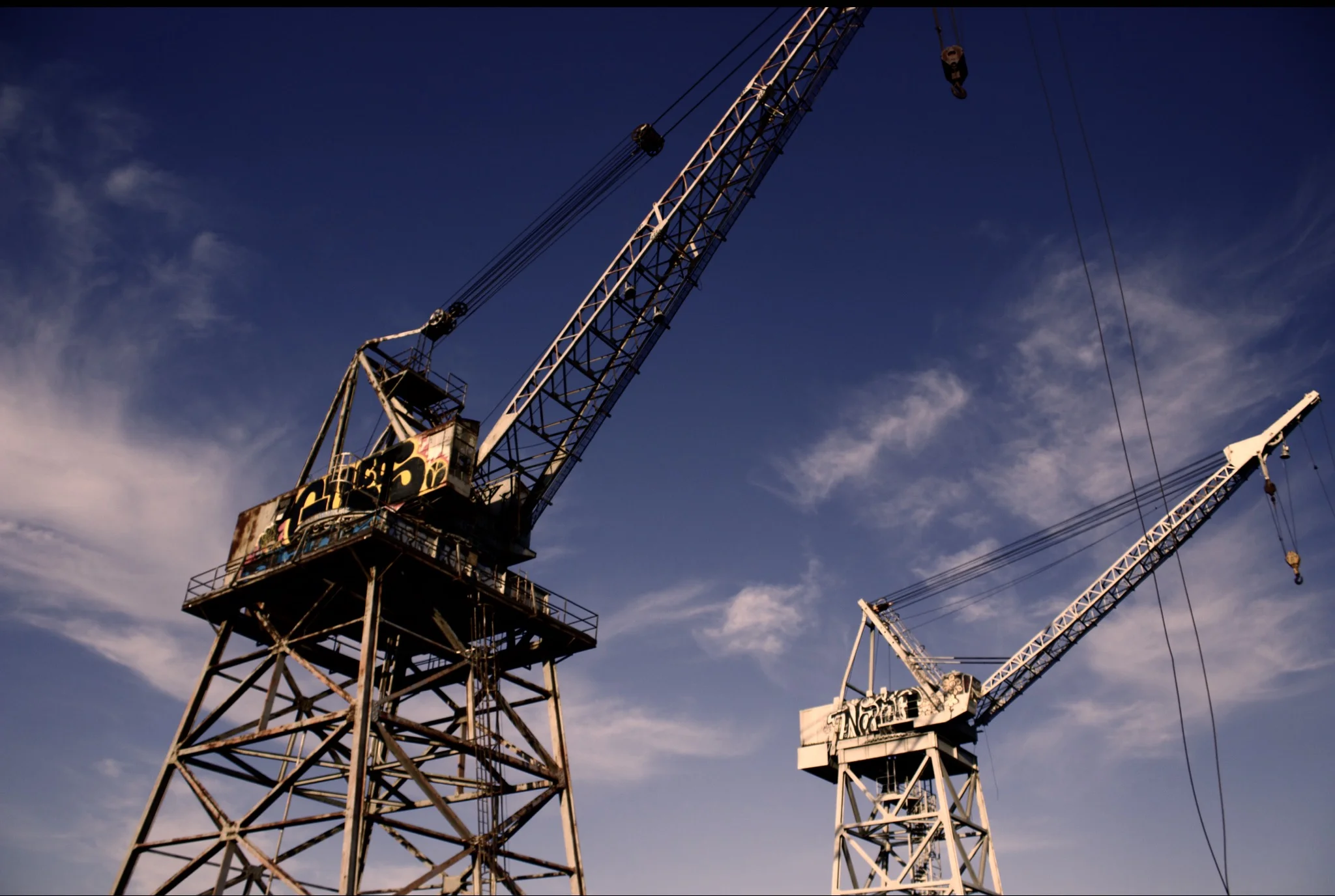 Cranes in Dogpatch, San Francisco