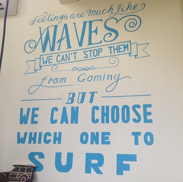 Image from a rad Aussie-based initiative determined to fight the stigma of Depression & other "funks". They're called- One Wave is All it Takes. 