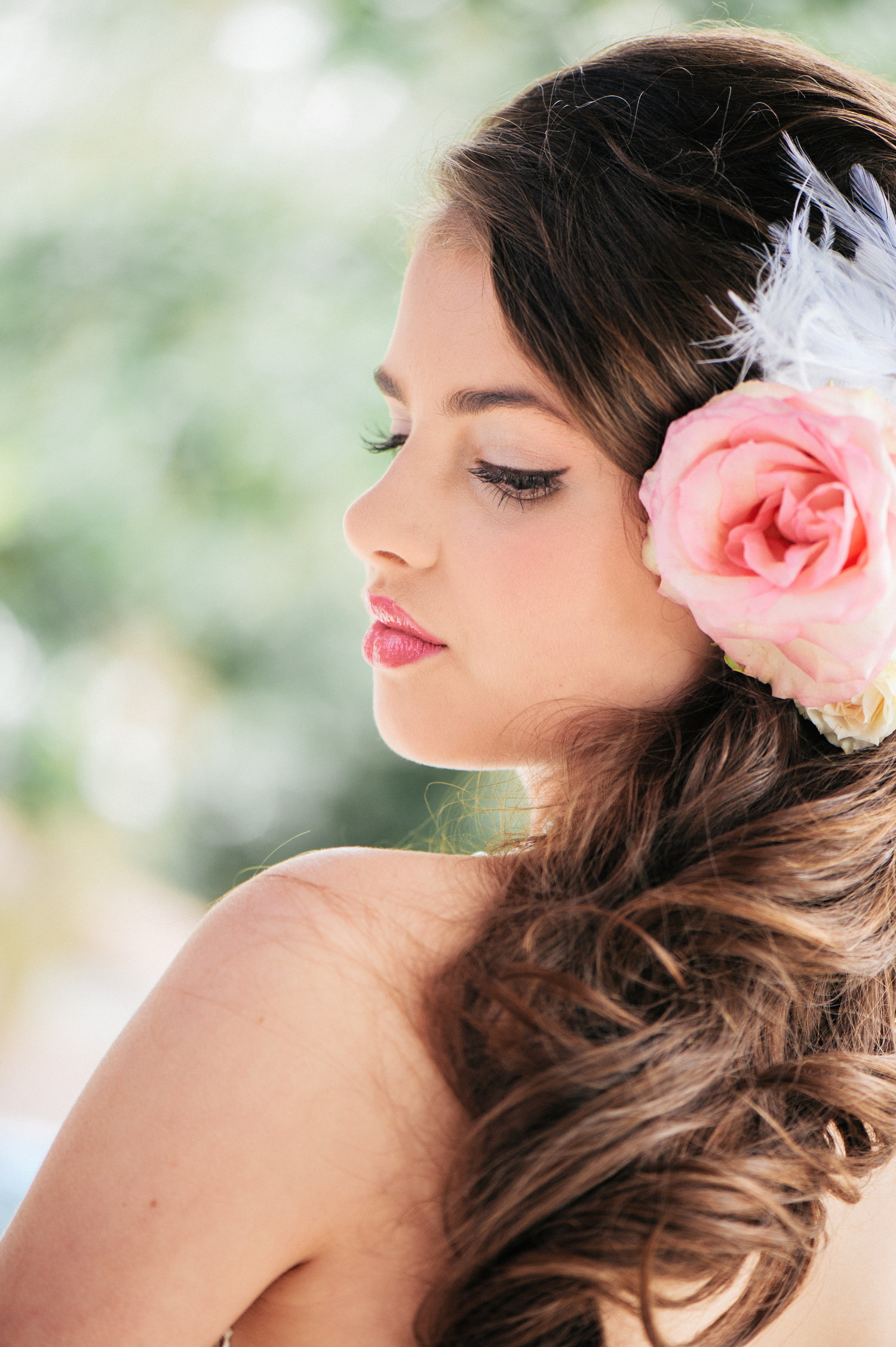 French Styled Shoot Makeup and Hair artistry by Beyond Beautiful by Heather, Savannah, GA. Model: Evie. Image by: Alison Epps Photography, Savannah, GA.
