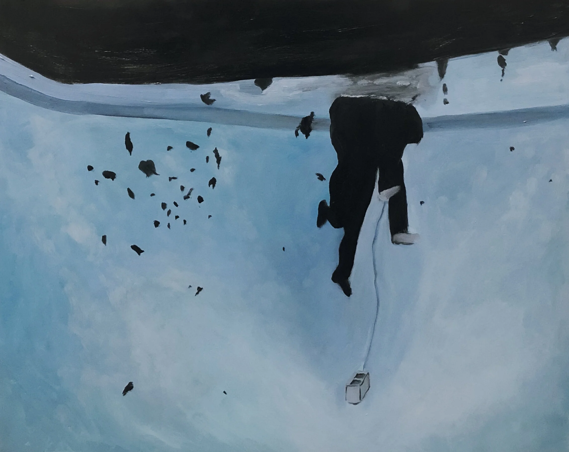 The Fuck Did You Do? (oil on panel)