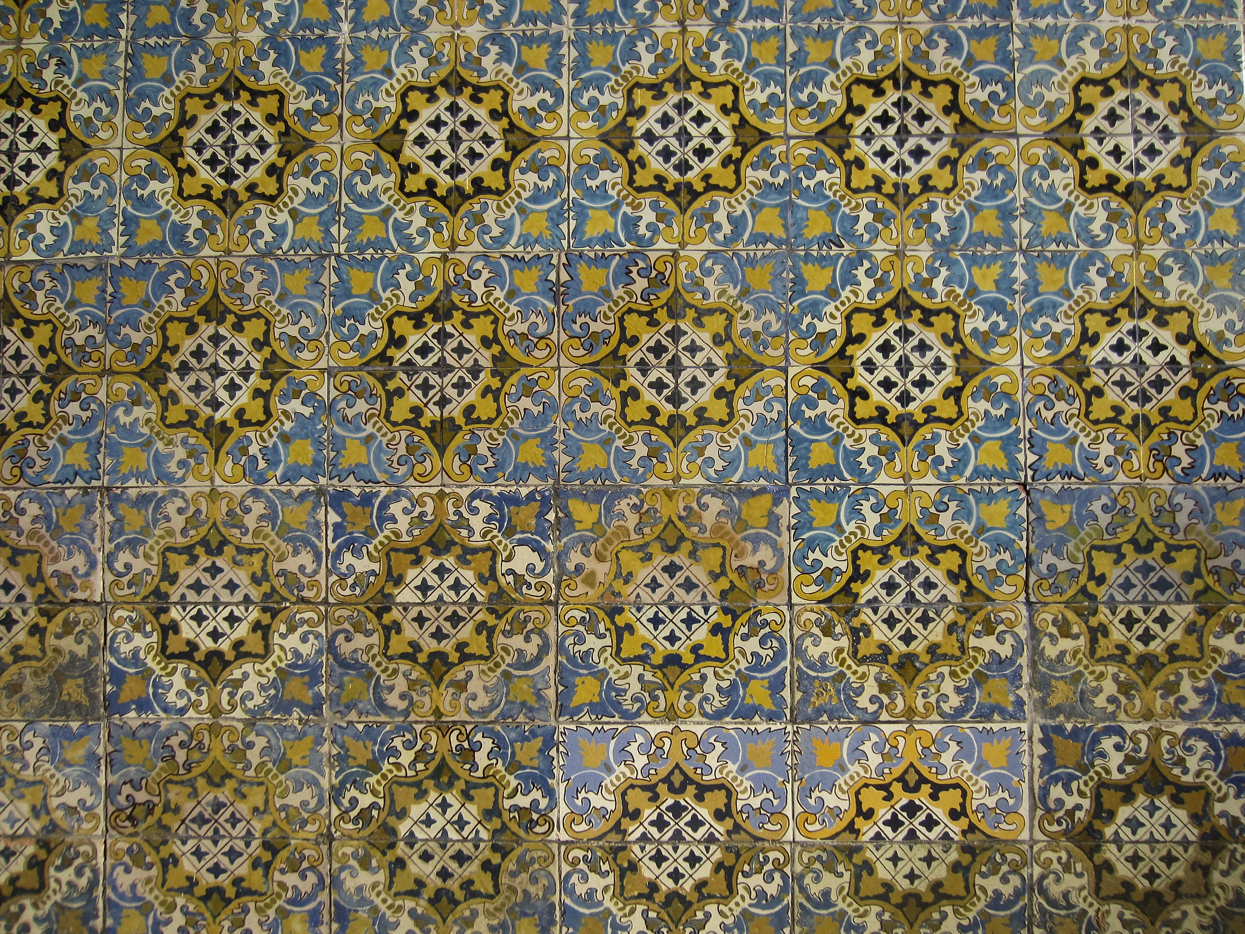 Tile work in Trujillo, the largest city in Northern Peru.