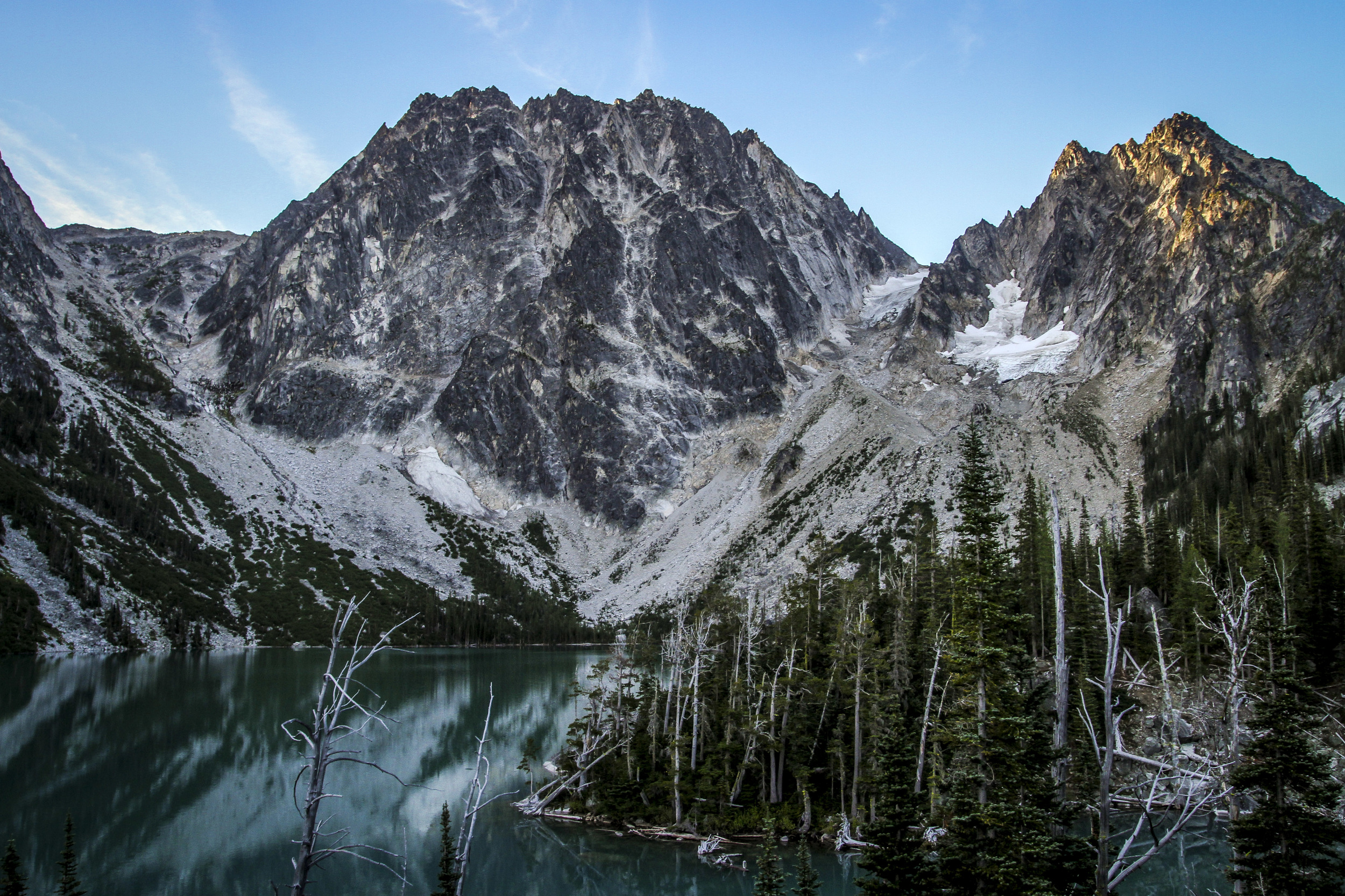 Alex and I did our second 18 mile hike of the summer through the Enchantments. 5am start, 6000ft vertical gain, and an 8 mile hitchhike back to the car.