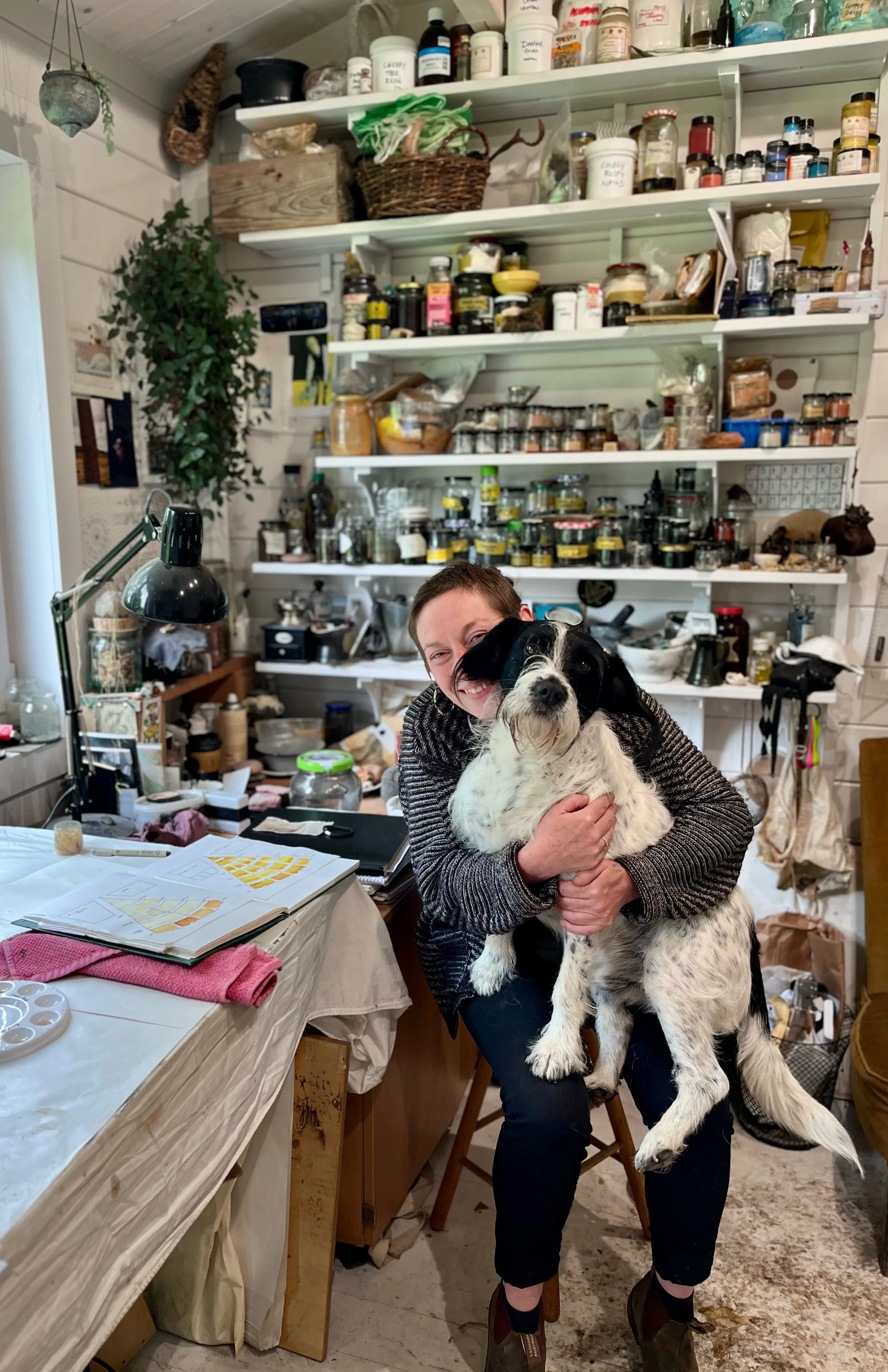 studio with Archy Photo Credit Claudie Frock copy.jpeg