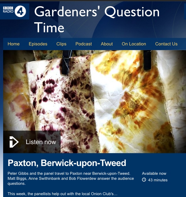 Gardener's Question Time, May 2017