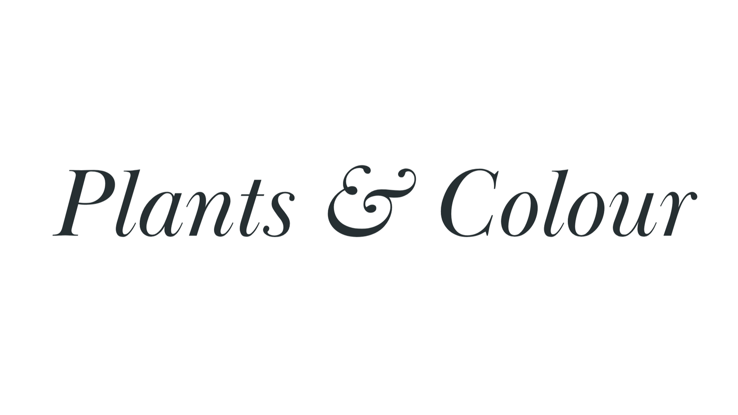 Plants &amp; Colour