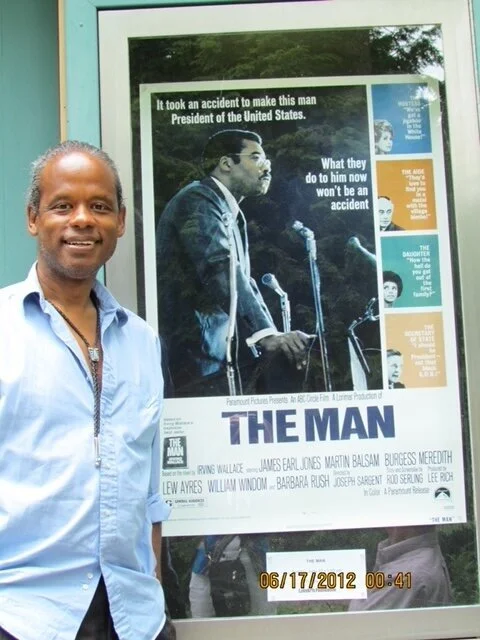 Actor Clayton LeBoeuf Representing the Make the Public Conscious Project at LakeArts Foundation’s Politics Goes to the Movies Film Festival