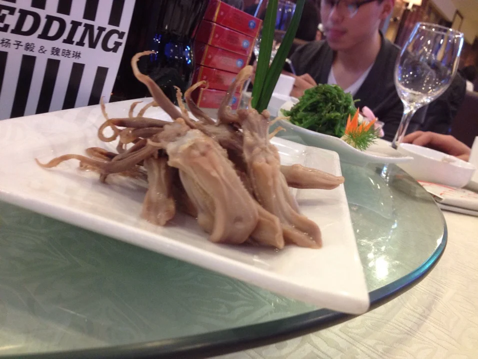 duck tongues. yes duck tongues