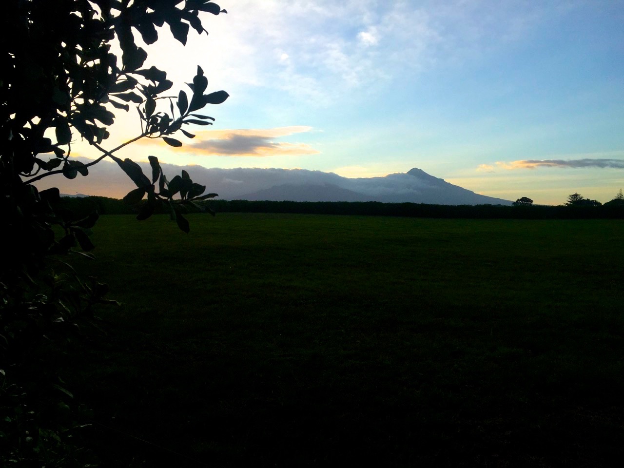 According to Māori mythology, Mount Taranaki once lived in the middle of the North Island with all the other New Zealand volcanoes. He was in love with the beautiful Pihanga but lost her to Mount Tongariro. Wounded and heart broken Taranaki headed westwards until he reached the Pouakai Ranges and as the sun came up Taranaki found himself at his new home where he lives today. If you see Taranaki covered in rainclouds, he is said to be crying for his lost love. If you see him bathing in a beautiful sunset or sunrise, he is said to be displaying himself to Pihanga. Mount Tongariro's continuously eruptive activities are said to be a warning to Taranaki not to return inlands ️