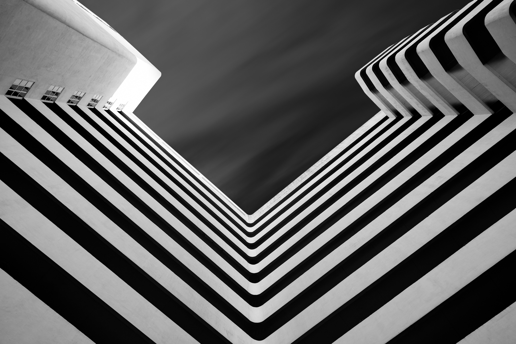Striped Building