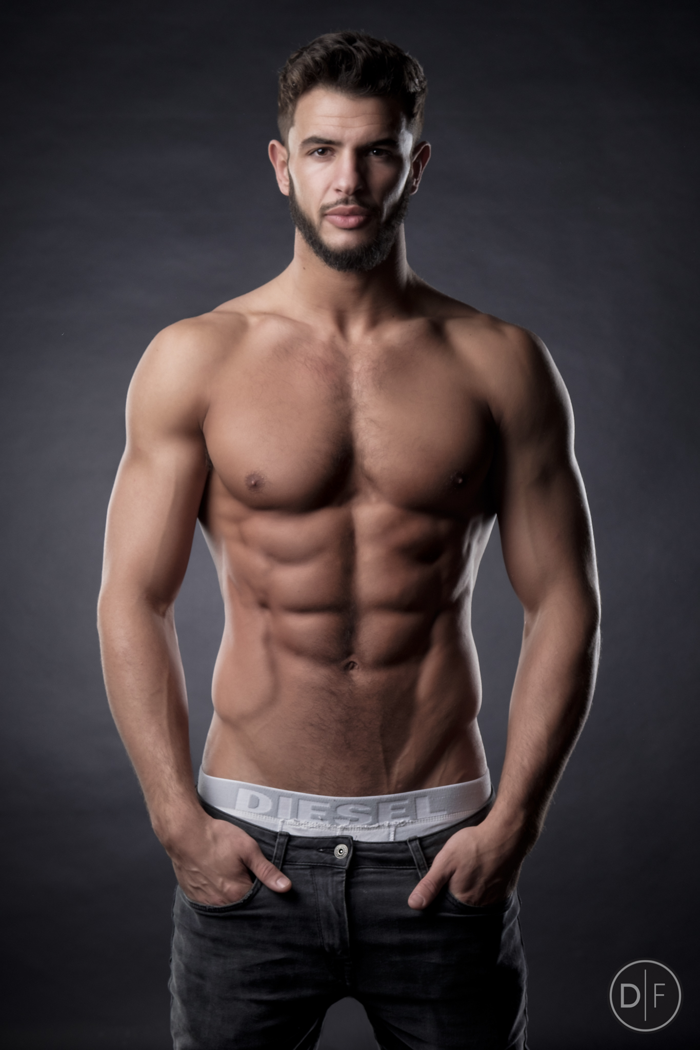 Topless model