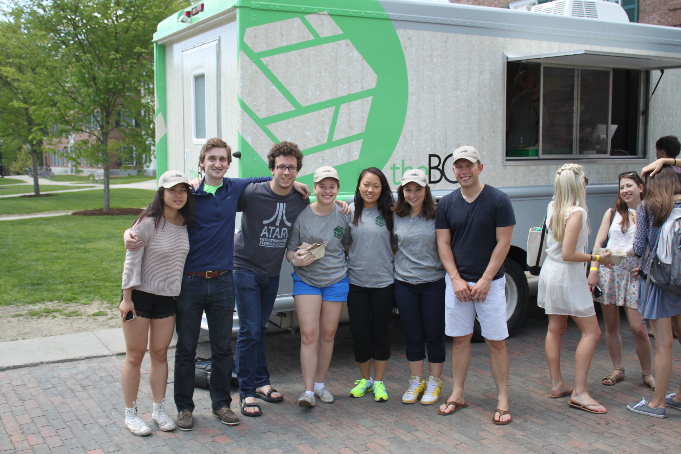 Some of our undergrads with Tuckies! 